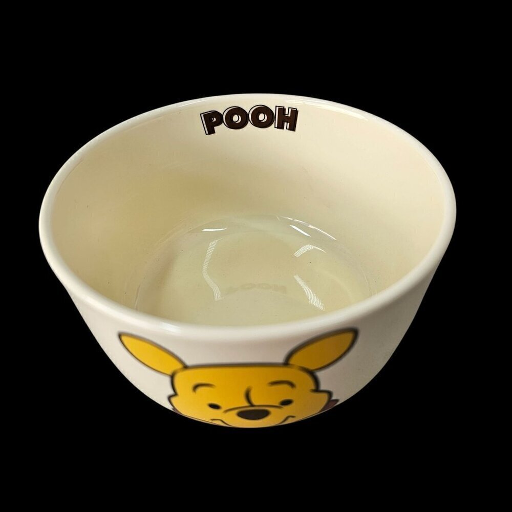 Disney Winnie The Pooh Ceramic Bowl 4.5"D x 4.5"H By Milne & Shepard Cream NWT - Picture 2 of 8